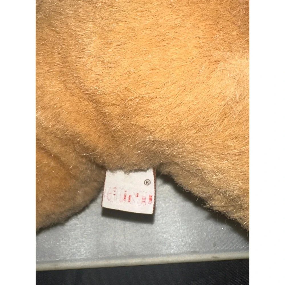 Vintage Gund Muttsy Plush Dog Puppy 14 Inches Tan Paws Stuffed Animal